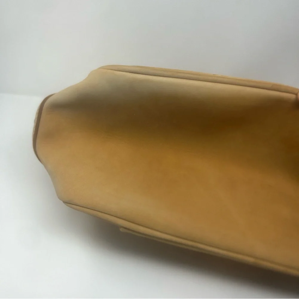 J. Peterman Co. British Tan Saddle leather bag